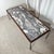XL Mid-Century Modern Coffee Table in Metal, Walnut, and Arabescato Marble, Italy, 1970 Arabescato marble with a mix of...