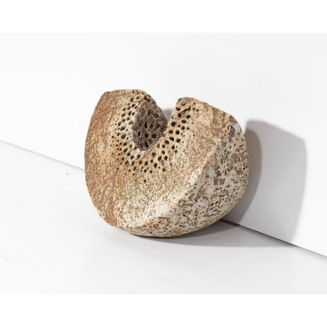 Contemporary Studio Pottery Crescent Form Sculpture by Alan Wallwork For Sale - Image 3 of 8