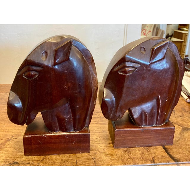 Vintage Horse Bookends - A Pair For Sale - Image 4 of 8