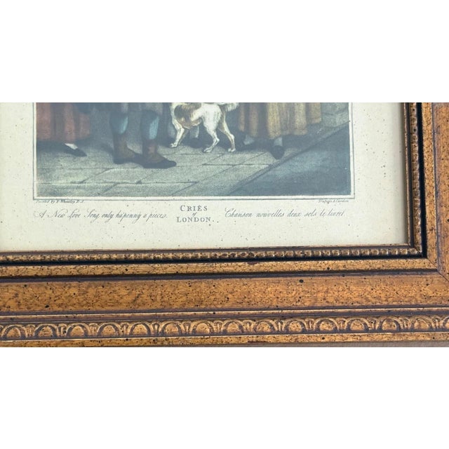 Up for sale is this charming vintage print from Francis Wheatley's original paintings immortalizing the vendors of London...