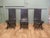 A Set of 3 Mid Century Leather and Oak Fireside Sling Chairs by Pierre Lottier A Classic By Pierre Lottier the Chairs are...