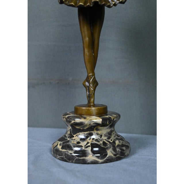 Brown Crespain, Ballerina, Early 20th Century, Bronze For Sale - Image 8 of 14