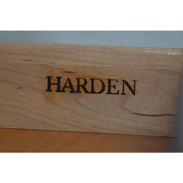 1980s Harden 1 Drawer Cherry Georgian Style Nightstand For Sale - Image 18 of 18