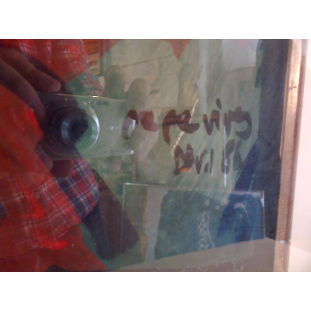 1960s Framed Mid-Century Oil Painting For Sale - Image 4 of 8