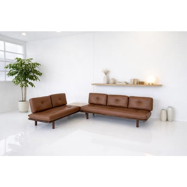 Leather 6602 + 6603 Sofas by Franz Köttgen for Kill International, 1970s, Set of 2 For Sale - Image 18 of 18