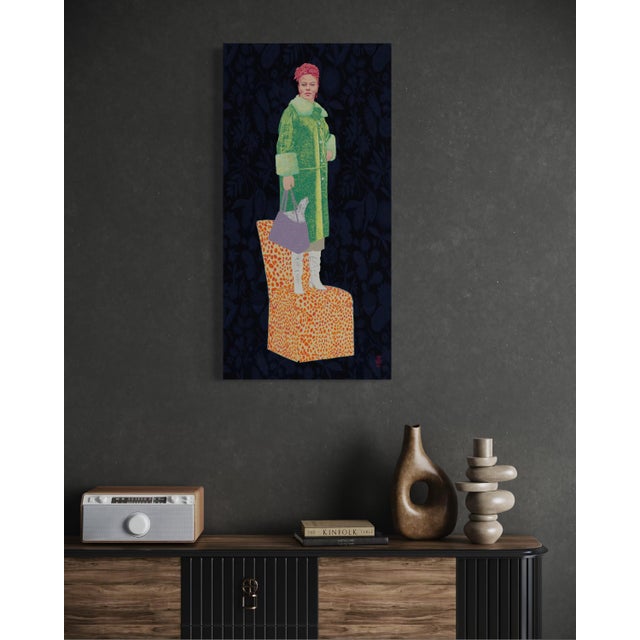 Joanne is part of Steve Moors’ People on Chairs series. The work depicts a female figure standing on an upholstered chair,...