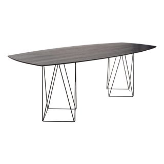 Joco Wooden Dining Table in Black from Walter Knoll For Sale