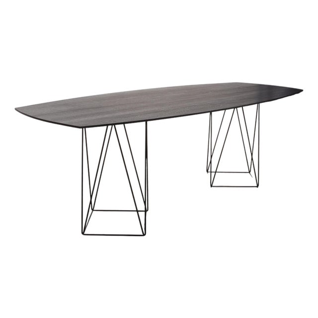Joco Wooden Dining Table in Black from Walter Knoll For Sale