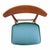 1960s Pair of Mid-Century Modern Danish Teak Chairs by Sax – Rich Green Upholstery For Sale - Image 5 of 11