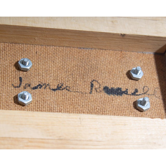 Signed Mixed Media Wall Assemblage by James Spencer Russell For Sale - Image 9 of 9