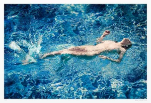 Contemporary Fine Art Photograph "Kick" Ed. 2/6 Signed Original Limited Edition Nude Woman by Aaron Knight