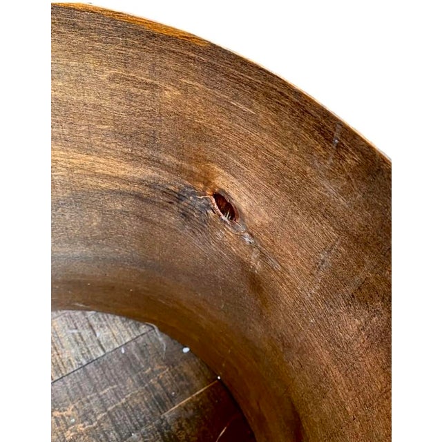1940s Vintage Steambent Wood Cheese Storage Box For Sale - Image 5 of 11