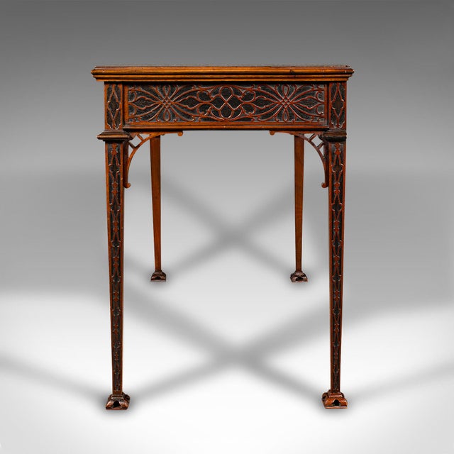 Early 20th Century 1910's Antique Chippendale Revival Table For Sale - Image 5 of 10