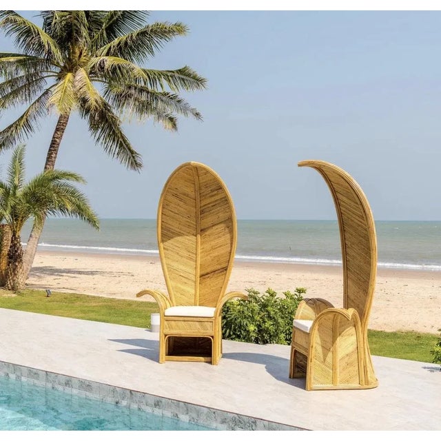 Large Rattan Armchair For Sale - Image 12 of 13