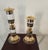 1960s VTG Pair of Hollywood Regency/MCM Brass and Lucite Candlestick Holders Extra Large For Sale - Image 5 of 5