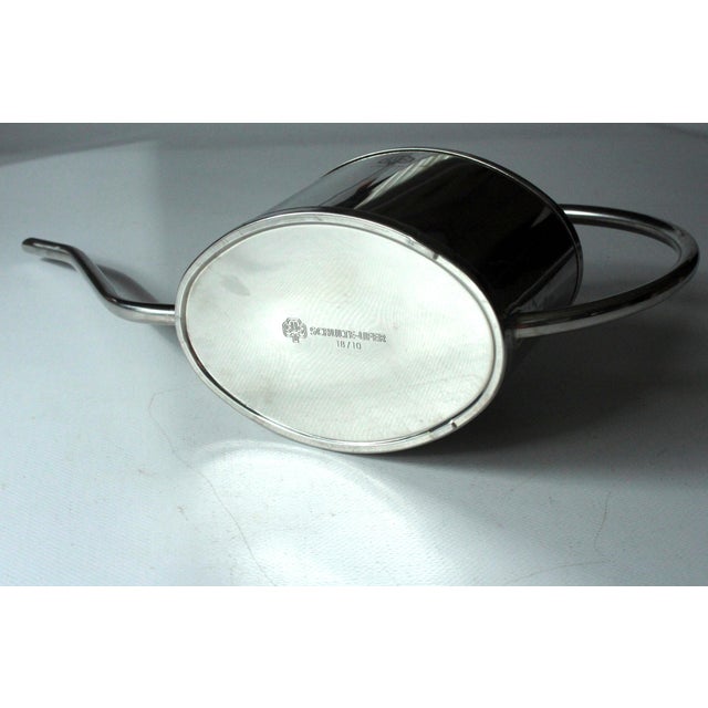 Silver Stainless Steel Watering Can by Sus - Vintage For Sale - Image 8 of 9