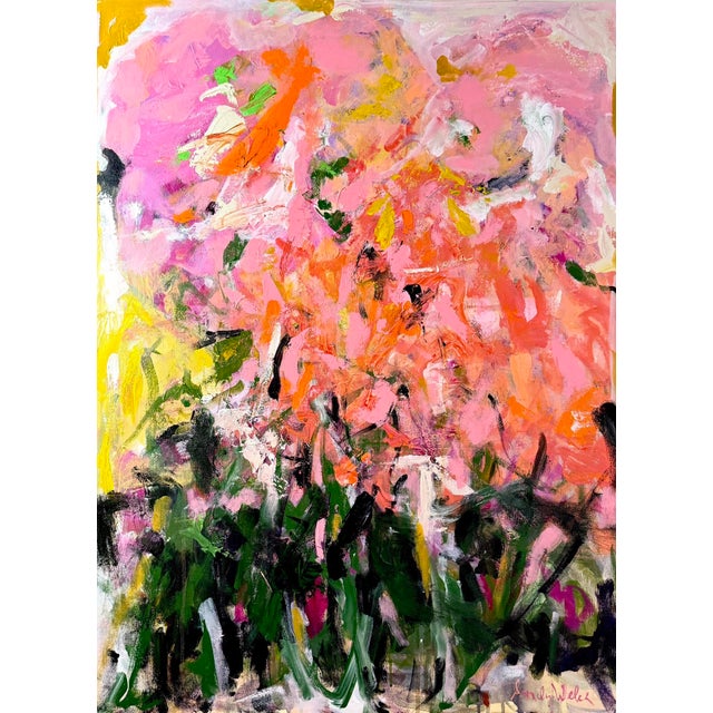 Spring Forward, Original Acrylic Abstract Painting For Sale