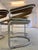 Cantilever Chair in Beige Chrome by Giotto Stoppino For Sale - Image 3 of 11