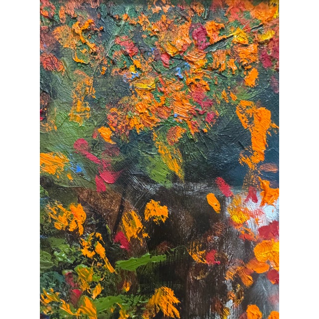 2020s Autumn Falls Post Impressionist Oil Painting For Sale - Image 5 of 7