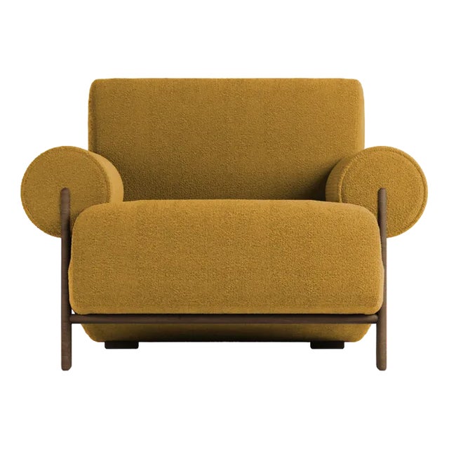 Paloma Armchair in Boucle by Bernhardt & Vella for Collector For Sale
