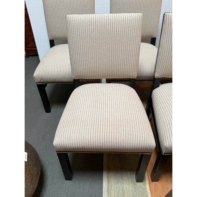 Ethan Allen Sebago Dining Side Chairs, Set of Eight For Sale - Image 9 of 12