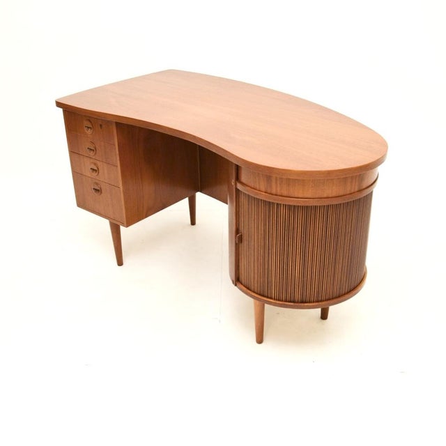 Vintage Danish Teak Desk, 1960s For Sale - Image 13 of 13