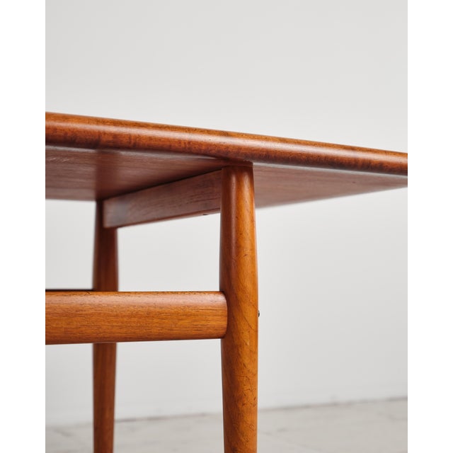 Wood Mid-Century Danish Teak Wood Coffee Table from Grete Jalk, 1950s For Sale - Image 7 of 18