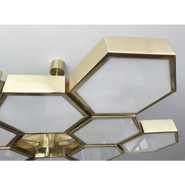 21st Century Esagoni Chandelier by Fabio LTD For Sale - Image 6 of 9