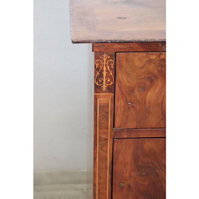 Antique Chest of Drawers in Walnut, Late 19th Century For Sale - Image 11 of 13