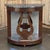 Early 20th Century Empire Demilune Lyre Console in Mahogany With St. Anne Marble Top For Sale - Image 5 of 18
