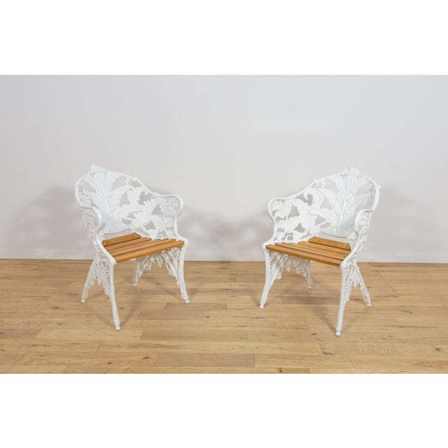 Victorian Coalbrookdale Garden Armchairs, United Kingdom, 1950s, Set of 2 For Sale - Image 4 of 18