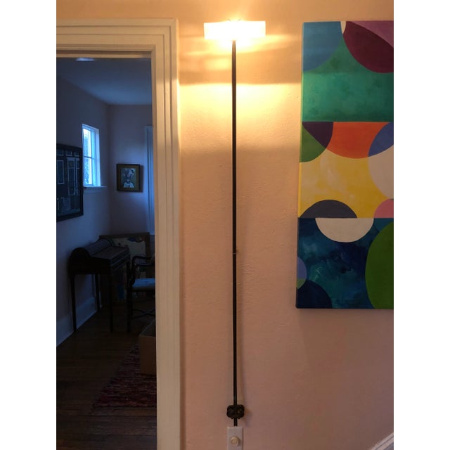 Elongated Vintage Bronze Italian Wall Sconce For Sale - Image 12 of 12