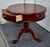 Wood Pennsylvania House Mahogany Drum Table Vintage Pedestal Ball Claw Feet Side For Sale - Image 7 of 15