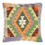 Shabby Chic Turkish Darcel Hand Woven Kilim Throw Pillow For Sale