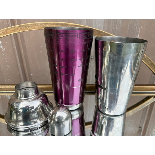 Dial a Drink Menu Cocktail Shaker For Sale - Image 14 of 16