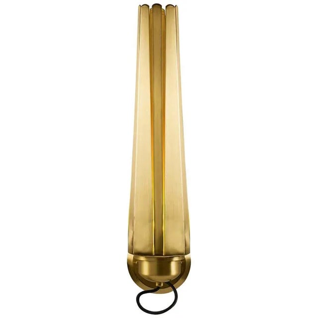 Sconce In Matte Brass For Sale - Image 6 of 6