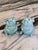 Mid-Century Celadon Ceramic Glazed Pig Figures - A Pair For Sale - Image 10 of 12