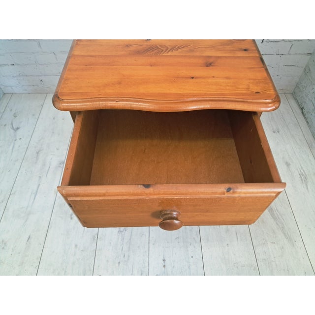 Vintage Bedside Tables in Pine, 1980s, Set of 2 For Sale - Image 12 of 16