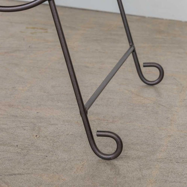 Panoplie Iron Double Loop Bench, Camel Mohair For Sale - Image 12 of 12