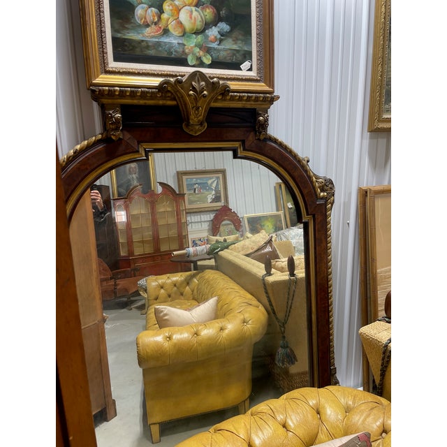 Large Antique Pier Mirror For Sale - Image 12 of 12