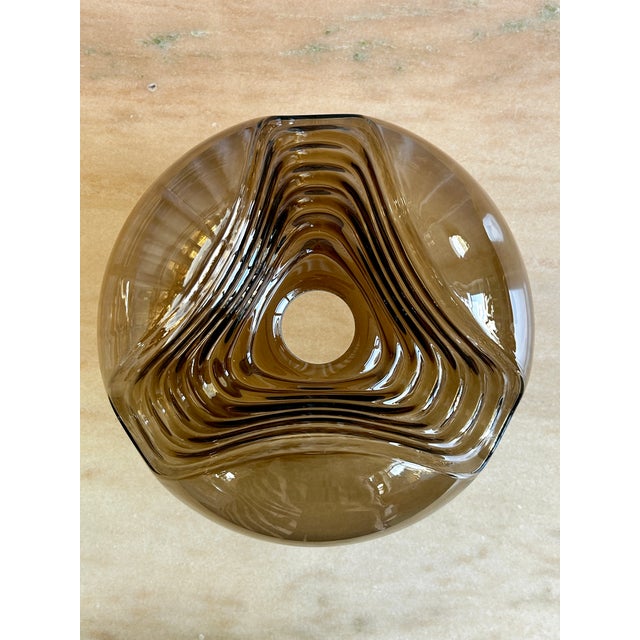 Space Age Smoked Glass Futura Biomorphic Pendant by Koch & Lowy for Peill & Putzler, Germany, 1970s For Sale - Image 13 of 18