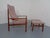 Mid-Century Modern Set of Teak High-Back Chair and Ottoman by Grete Jalk for France & Son, Denmark, 1960s For Sale - Image 3 of 18