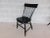 Black Antique Plank Bottom Painted Side Chairs - Set of 4 For Sale - Image 8 of 10