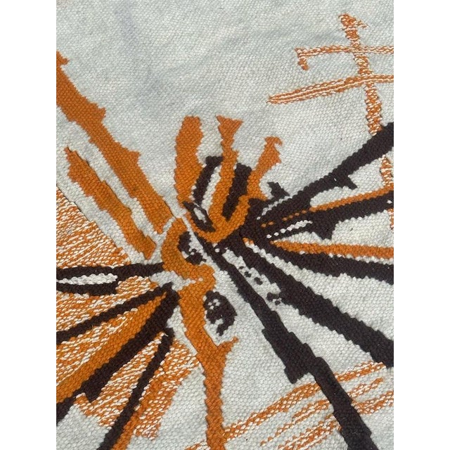 Black Modern Aubusson Tapestry by M Ravaux Maison, 1970s For Sale - Image 8 of 18