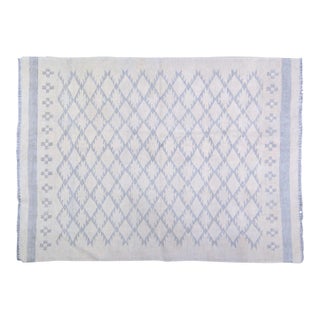 Vintage Afghan Tribal Natural Color Hand Made Organic Wool Maimana Kilim,4'10"x6'5" For Sale