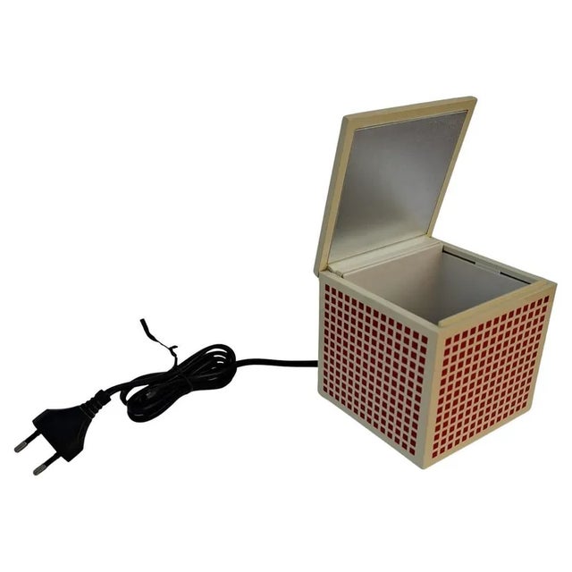 Cuboluce Table Lamp by Cini & Nils Design Opi Milano, 1970s For Sale - Image 9 of 9