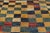 Mid 20th Century Vintage Persian Gabbeh Rug, 03'00 X 03'01 For Sale - Image 5 of 10