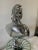 Silver Vintage Marie Antoinette Bust in Silver Metallic Finish Resin For Sale - Image 8 of 10