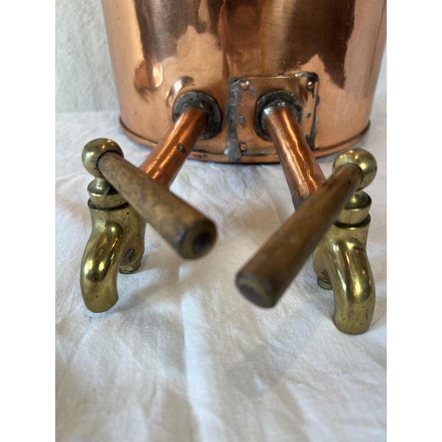 Metal 19th Century Copper Double Taps in Brass For Sale - Image 7 of 16
