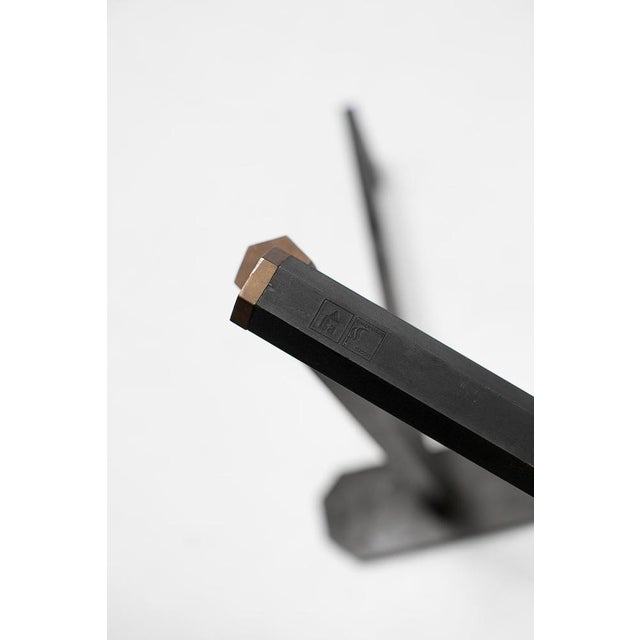 Fireplace Set by Afra and Tobia Scarpa for Dimensione Fuoco, 1970s, Set of 6 For Sale - Image 13 of 17